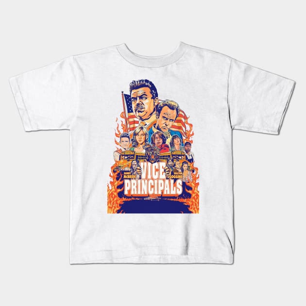 vice principals Kids T-Shirt by PMD PANJANG